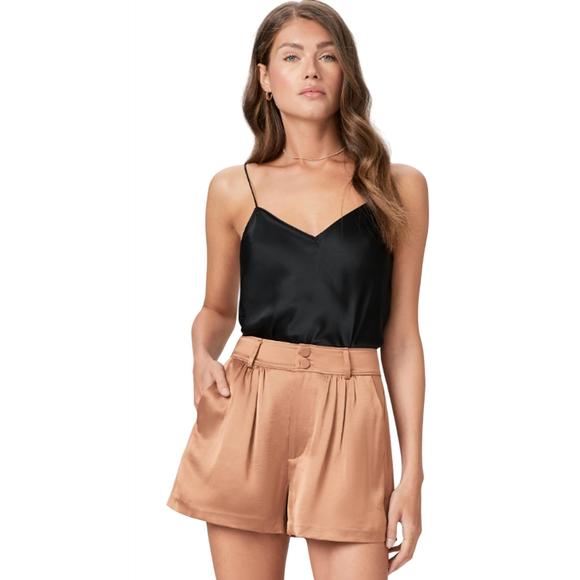 NEW PAIGE cypress short in camel - Picture 1 of 2